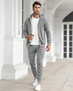 Men's Casual Zip Hoodie & Jogger Tracksuit