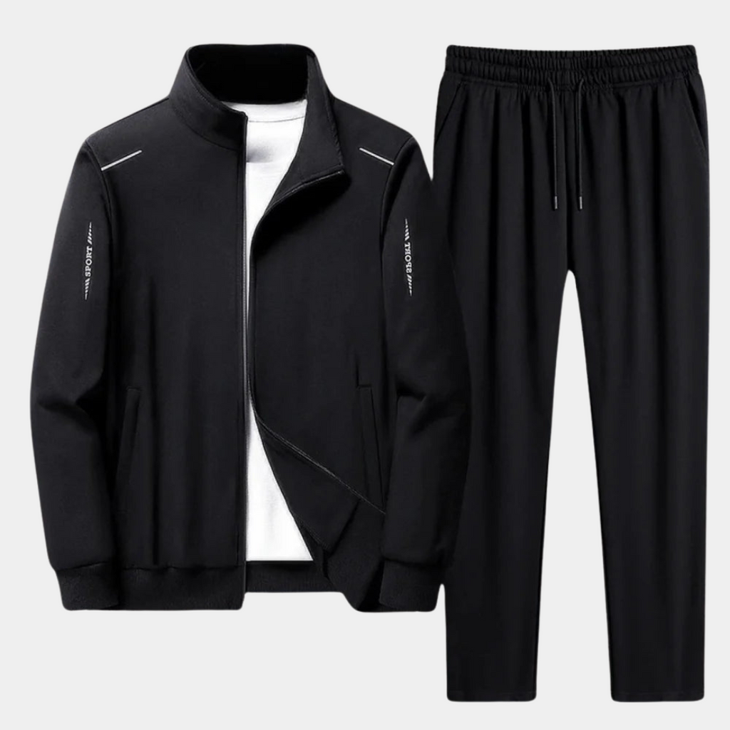 Men's Comfortable Zipper Tracksuit Set