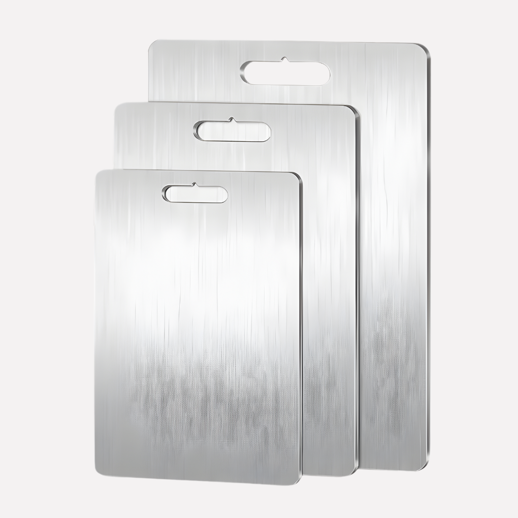 Niki | Metal Cutting Board with Integrated Handle