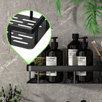 Niki | Metal Suction Cup Bathroom Shelves