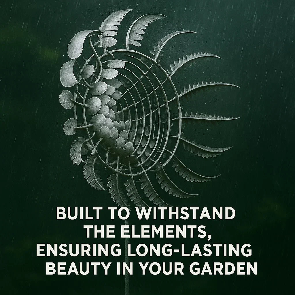 Niki Metal Garden Spinner Decor