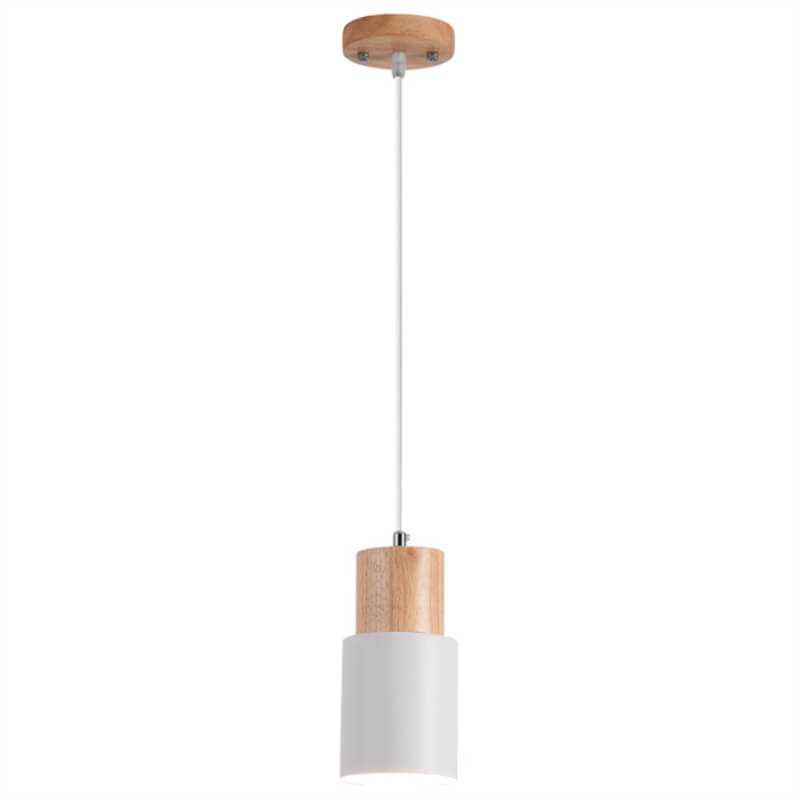 Niki | Metal Wood Pendant Light | Modern Industrial Design