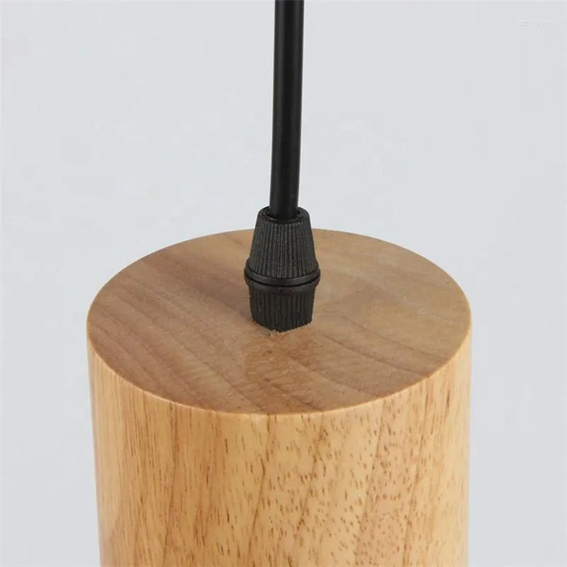 Niki | Metal Wood Pendant Light | Modern Industrial Design