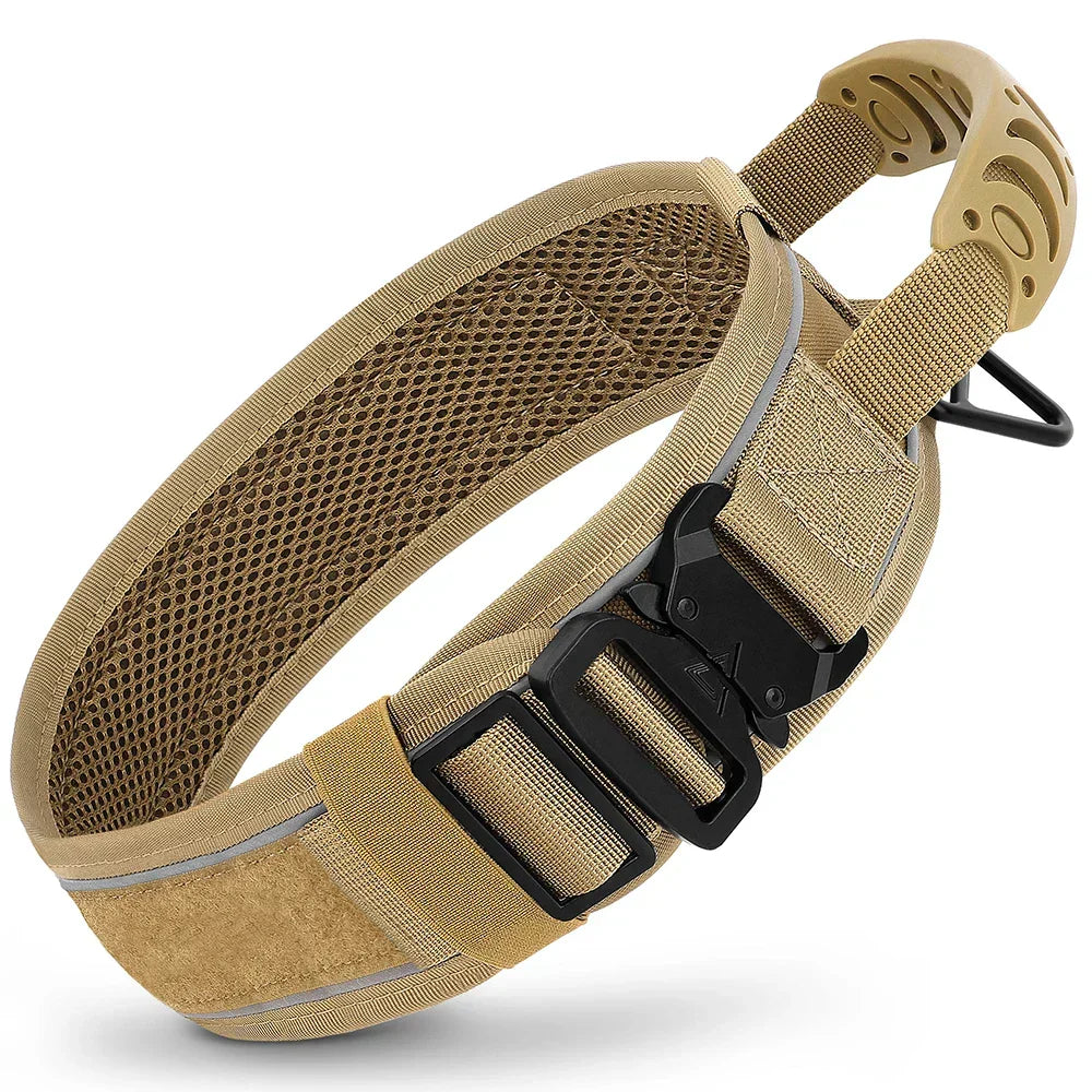 Niki | Military Dog Training Collar – Durable, Reflective Nylon Collar