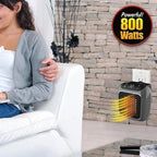 Mini Electric Heater Compact Fan Heater with Remote Control