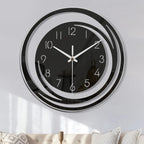 Niki | Modern Circular Wall Clock with Abstract Design