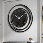 Niki | Modern Circular Wall Clock with Abstract Design