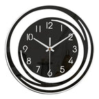 Niki | Modern Circular Wall Clock with Abstract Design