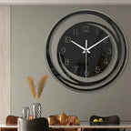Niki | Modern Circular Wall Clock with Abstract Design