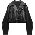 Niki | Women's Edgy Cropped Biker Jacket