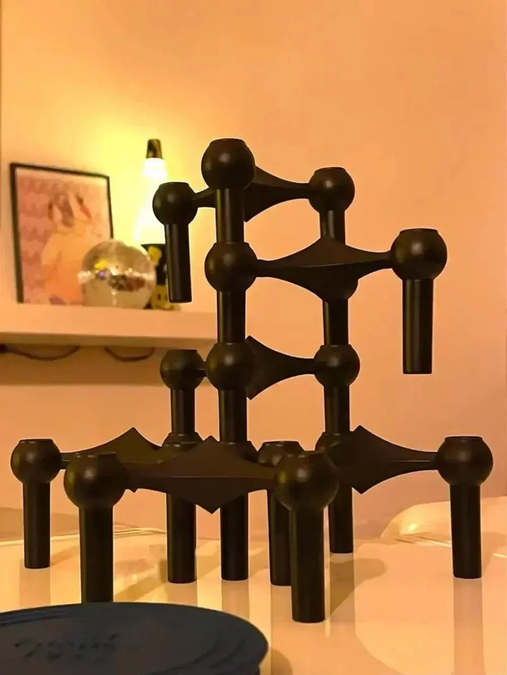 Niki | Modular Molecular Metal Candle Holder