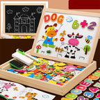 Niki | Montessori 2-in-1 Magnetic Board & Chalkboard for Kids