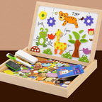 Niki | Montessori 2-in-1 Magnetic Board & Chalkboard for Kids