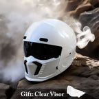 Niki | Full Face Motorcycle Helmet with Protective Chin Bar