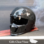Niki | Full Face Motorcycle Helmet with Protective Chin Bar