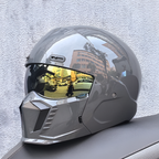 Niki | Full Face Motorcycle Helmet with Protective Chin Bar