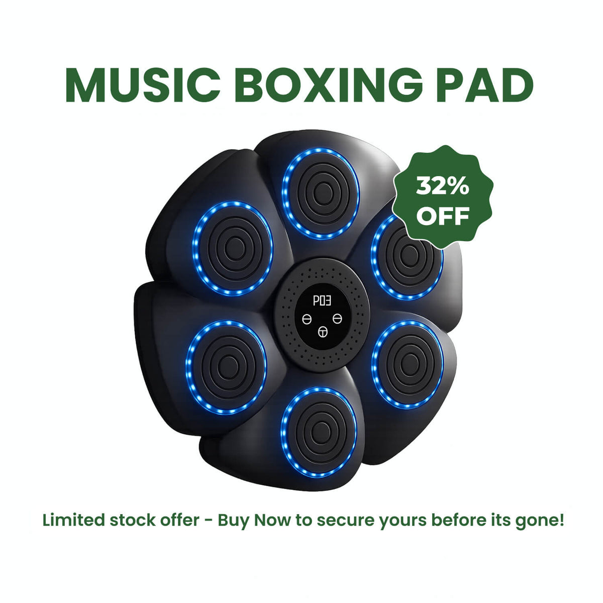 Niki | Interactive Boxing Trainer | Bluetooth & RGB Lights