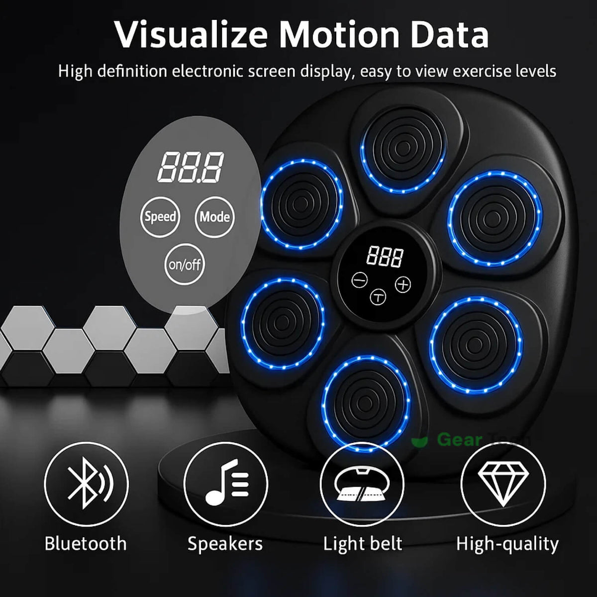 Niki | Interactive Boxing Trainer | Bluetooth & RGB Lights