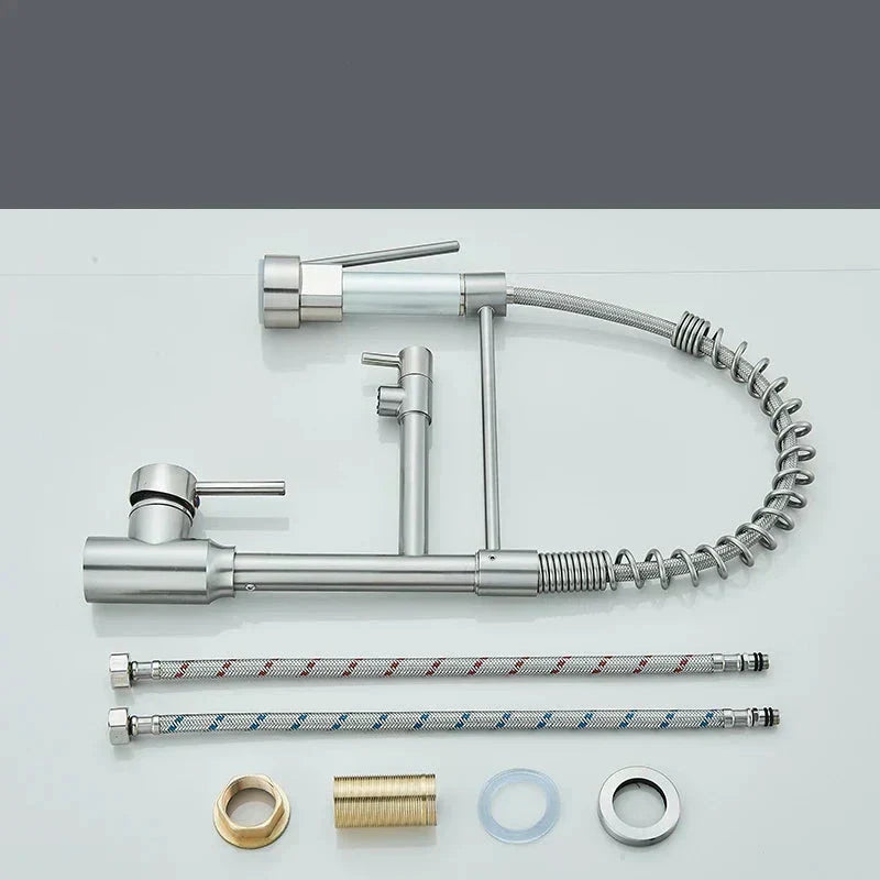Niki | NickelFlex Kitchen Faucet | 360° Rotation | Stainless Steel