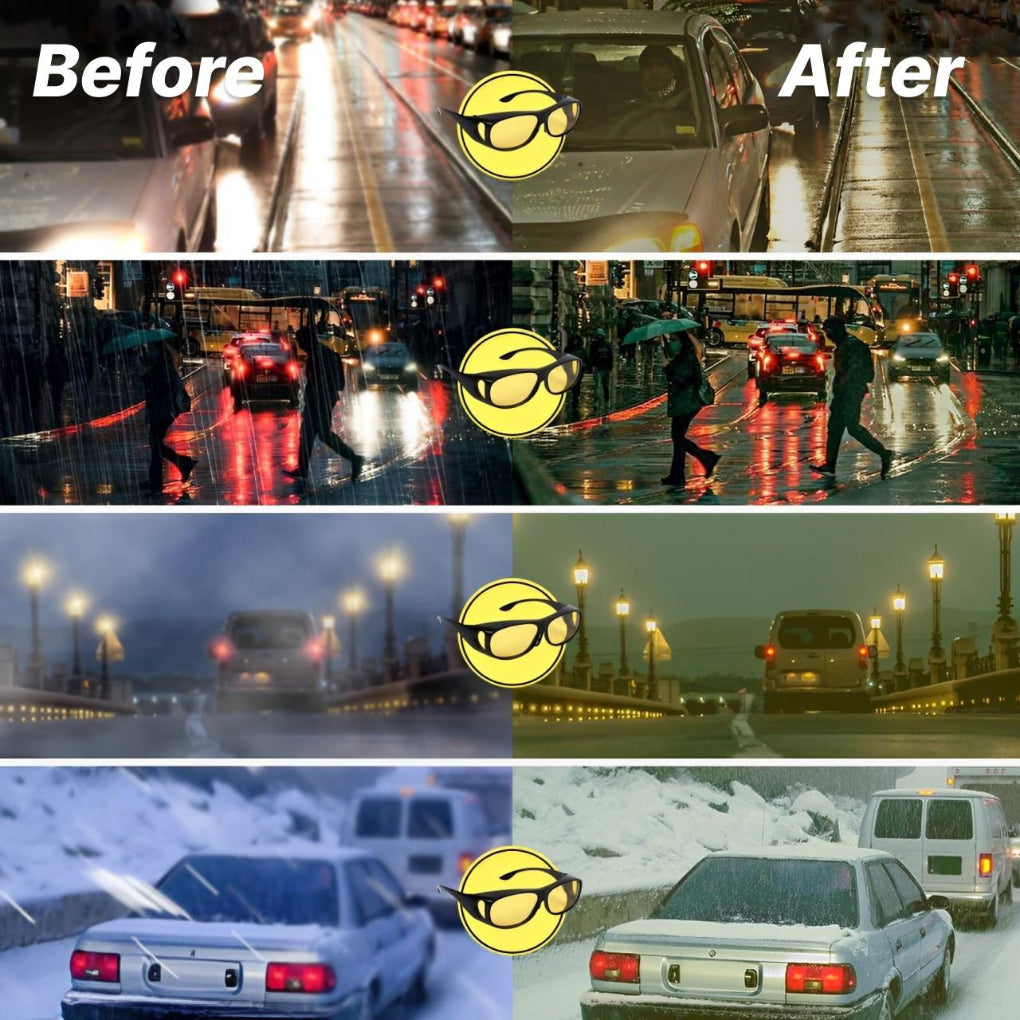 Niki | Night Driving Glasses with Yellow Tint for Glare Reduction