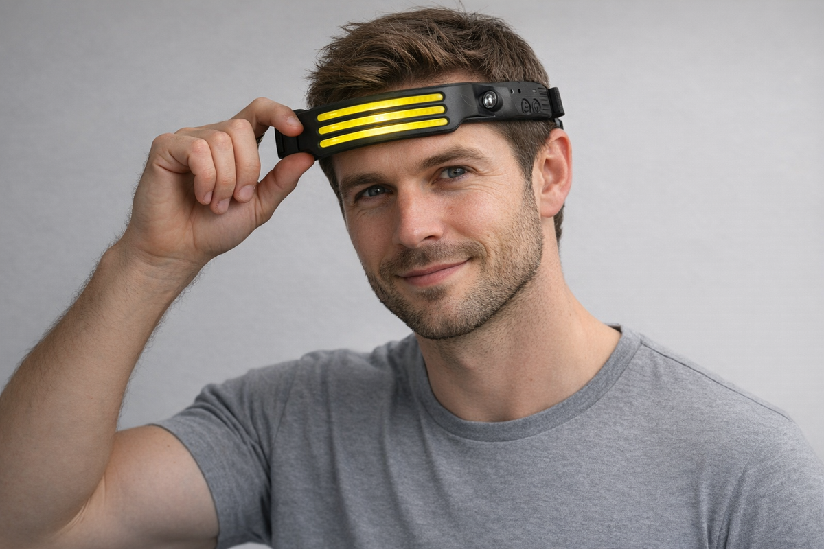 Niki | 1500 Lumen Wide-Beam Headband Light for Outdoors