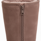 Niki | Nina | Waterproof Suede Boots with Sheepskin & Side Zip