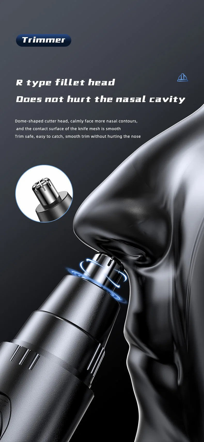 Niki | Nose & Ear Hair Trimmer for Men & Women