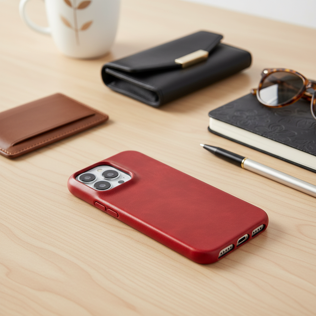Niki | Leather Oil Wax iPhone Case - Genuine Material