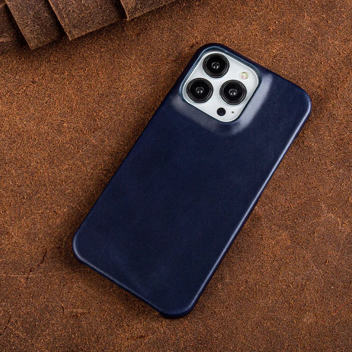 Niki | Leather Oil Wax iPhone Case - Genuine Material