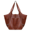 Niki | Oversized Leather Weekend Bags