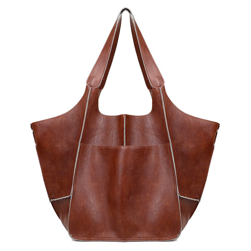 Niki | Oversized Leather Weekend Bags
