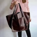 Niki | Oversized Leather Weekend Bags
