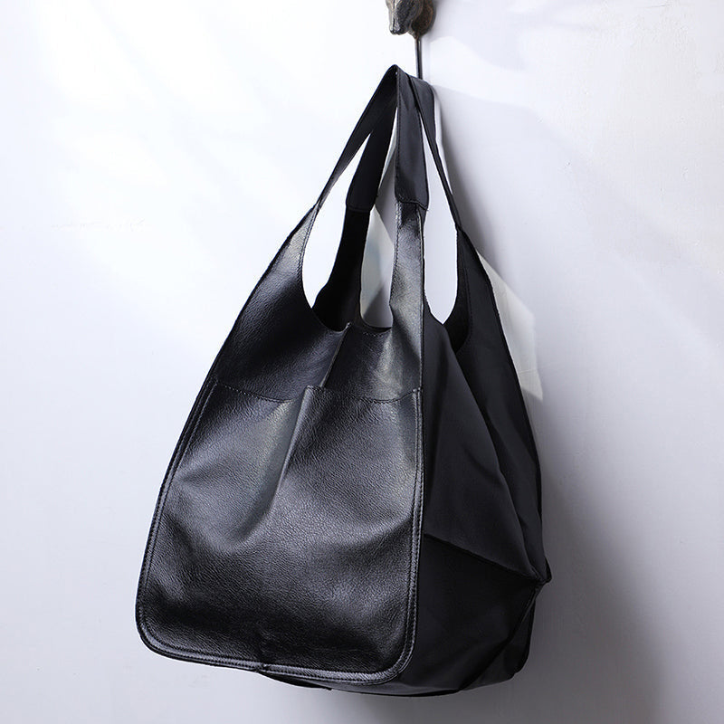 Niki | Oversized Leather Weekend Bags