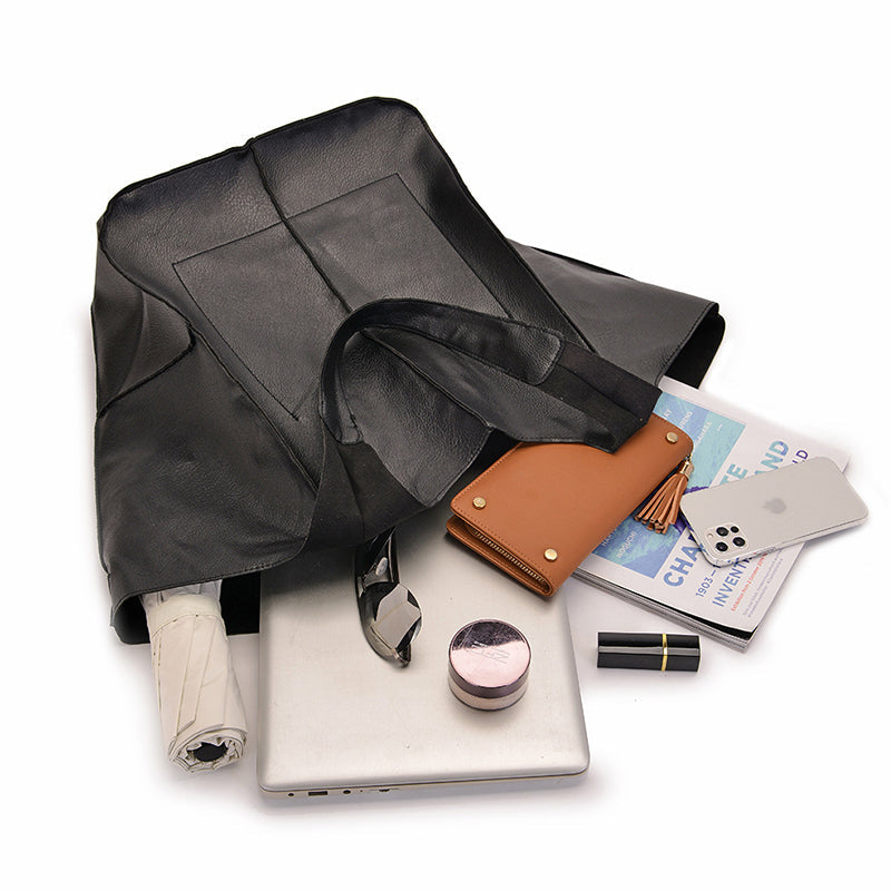 Niki | Oversized Leather Weekend Bags