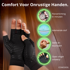 Niki | Fingerless Compression Gloves for Hand Pain Relief