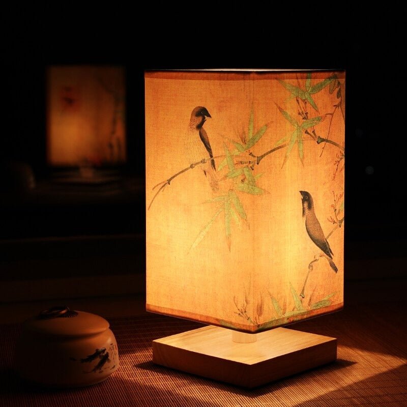 Niki | Paper Table Lamp | Japanese Scandinavian Style | Warm Light