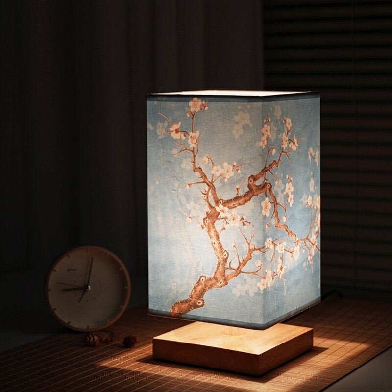 Niki | Paper Table Lamp | Japanese Scandinavian Style | Warm Light