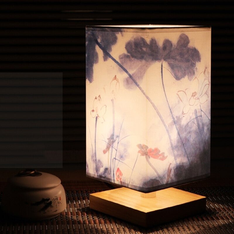Niki | Paper Table Lamp | Japanese Scandinavian Style | Warm Light