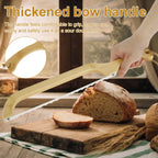 Niki | Sharp Serrated Knife for Baking with Wooden Handle