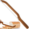 Niki | Sharp Serrated Knife for Baking with Wooden Handle