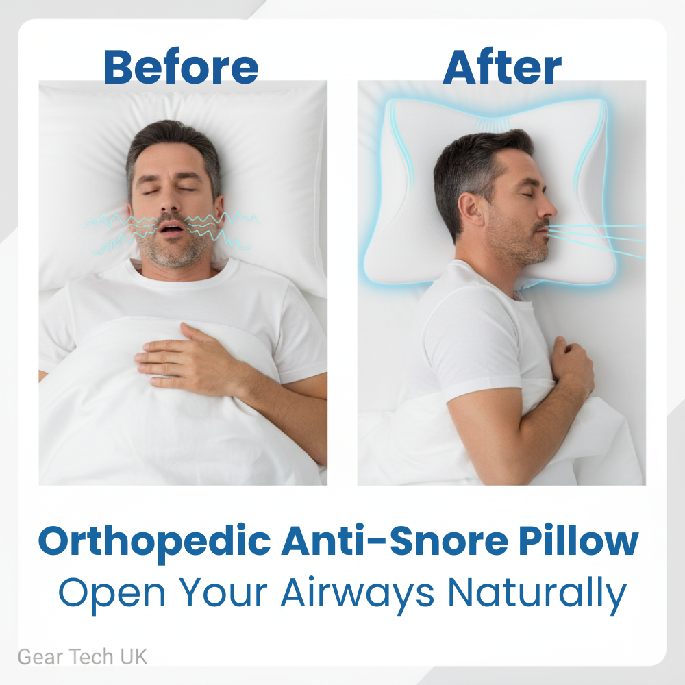 Niki | Ergonomic Memory Foam Pillow for Snoring & Sleep Apnea Relief