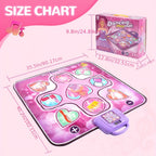 Niki | Pink Dance Mat for Kids with Scoring Function and Rhythmic Games – No TV – DanceFun Mat