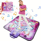Niki | Pink Dance Mat for Kids with Scoring Function and Rhythmic Games – No TV – DanceFun Mat