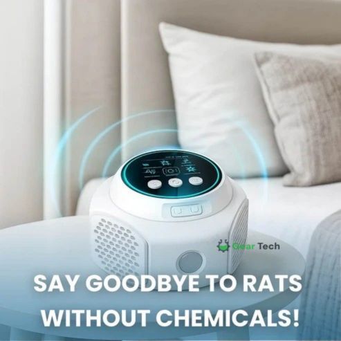 Niki | Ultrasonic Rodent Repeller | No Chemicals. Silent. 3200 sq ft.