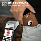 Niki | Pop Up aluminum bag Money Clip Slim Leather Slots Credit Card Holder RFID Blocking Bifold Minimalist Wallet