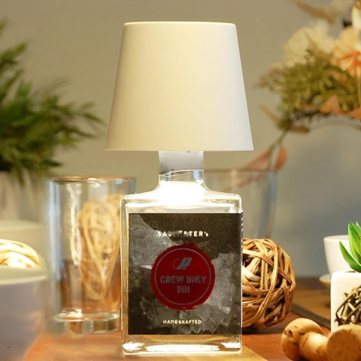 Niki | Bottle Lamp: Touch Control, Dimmable, Portable Light