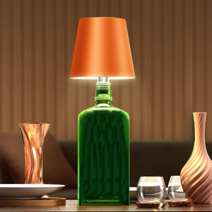 Niki | Bottle Lamp: Touch Control, Dimmable, Portable Light