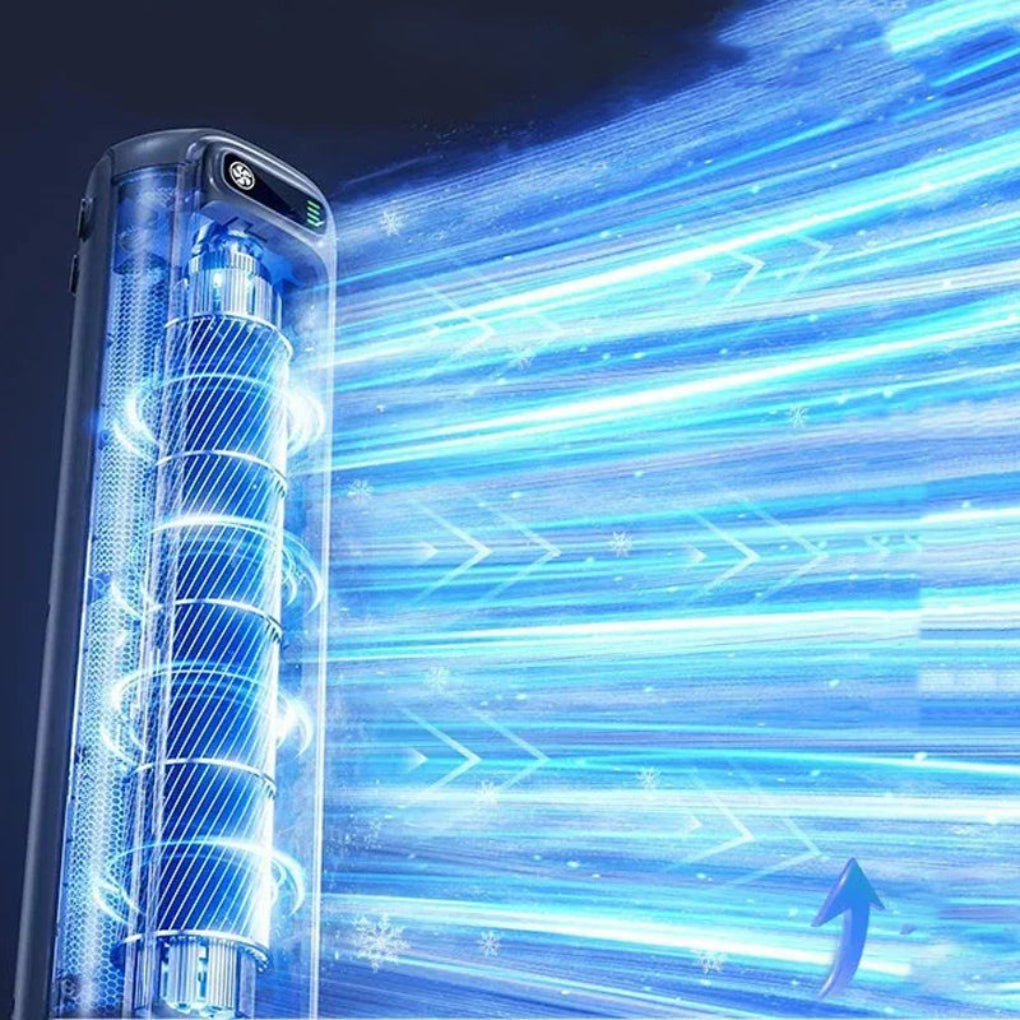 Portable Cooling Fan with Wireless Charging