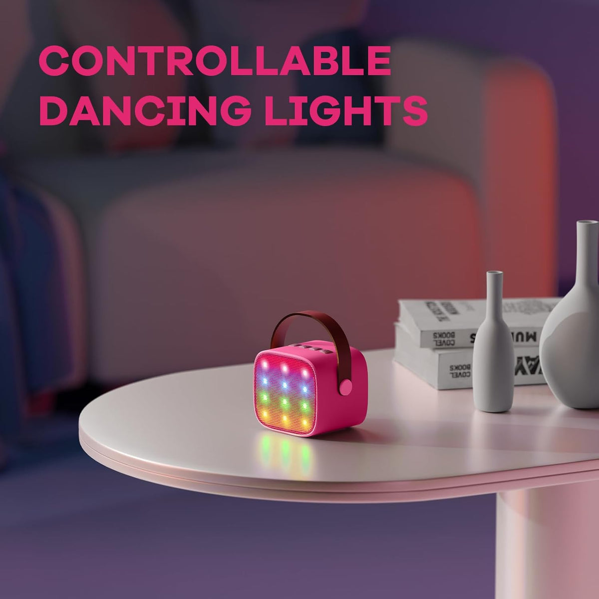 Niki | Veylo Portable Karaoke Speaker with 2 Wireless Mics