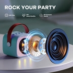 Niki | Veylo Portable Karaoke Speaker with 2 Wireless Mics